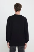 Bisiklet Yaka Sweatshirt Black Black XL thumbnail 4