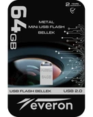 Everon 64gb Metal Usb Mini Flash Bellek - 1