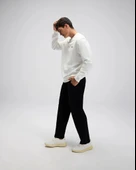 Ellesse EM579-OF Erkek Sıfır Yaka Beyaz Sweat - 2