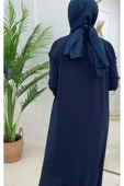 Kadın Tesettür 3'Lü Takım, İçlik Tunik & Pantolon & Abaya - 10