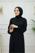 Kadın Tesettür Elbise Puantiyeli Elbise thumbnail 2