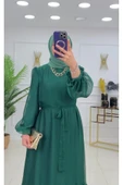 Kadın Tesettür Abiye Elbise - 5