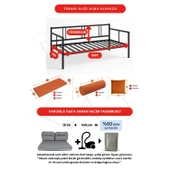 Özel Ölçü Palet Minderi Bahçe İç Ve Dış Mekan Minder Koltuk Minder 40x150 45x155 50x160 thumbnail 4