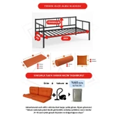 Özel Ölçü Palet Minderi Bahçe İç Ve Dış Mekan Minder Koltuk Minder 40x150 45x155 50x160 - 4
