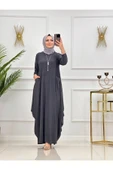 Kadın Tesettür Elbise Pileli Elbise thumbnail 1