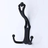 Sultan Siyah Vestiyer Askısı Portmanto Dolap Askılık Askısı Duvar Banyo Mutfak Elbise Askılığı thumbnail 4