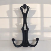 Sultan Siyah Vestiyer Askısı Portmanto Dolap Askılık Askısı Duvar Banyo Mutfak Elbise Askılığı thumbnail 5