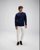 Ellesse EM615-NV Erkek Lacivert Pamuklu Kazak - 6