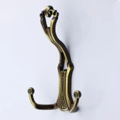 Sultan Antik Sarı Vestiyer Askısı Portmanto Dolap Askısı Askılık Duvar Elbise Askılığı Mutfak Banyo - 6