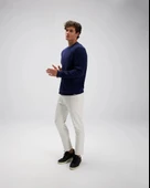 Ellesse EM615-NV Erkek Lacivert Pamuklu Kazak - 7