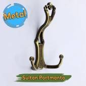 Sultan Antik Sarı Vestiyer Askısı Portmanto Dolap Askısı Askılık Duvar Elbise Askılığı Mutfak Banyo - 5