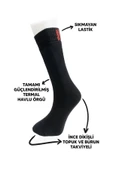 Hitit Socks Erkek 3 Çift Termal Kayak Kışlık Havlu Çorap - 2