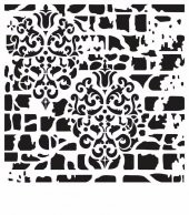 GRUNGE STENCIL MİNİ GCSM-003 25X25 - 1