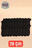 Hitit Socks 20 Çift Pamuklu Günlük Kullanıma Uygun Kısa Patik Çorap - 1