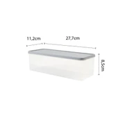 Derin Dondurucu Saklama Kabı – Kapaklı – Şeffaf, BPA’sız, Sızdırmaz - 2