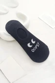 Hitit Socks Kadın 4 Çift Premium Kalite Şaşkın Göz Temalı Babet Çorap thumbnail 5