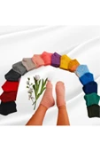 Hitit Socks Kadın 4 Çift Premium Kışlık Ters Havlu Termal Patik Çok Renkli - 3