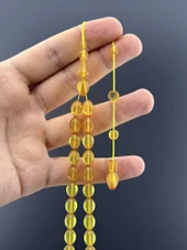 SARI AHMET ATEŞ KEHRİHAR TESBİH BEYZİ KESİM 7,75X11,25mm thumbnail 3