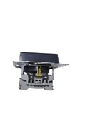 Ovivo Metalik Siyah Kapaklı Topraklı Priz Çocuk Korumalı Çerçevesiz - 2