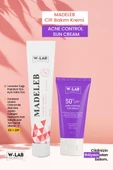 W-Lab Kozmetik Madeleb Krem 40 ml ve W Lab Akne Kontrol Güneş Kremi 50 Ml - 1