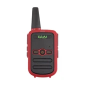 Wln KD-C51 16 Kanal 3-5 Km Tekli Kırmızı Telsiz (Şarj Aleti Dahil) - 1