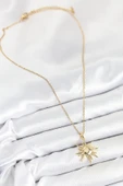 Güneş Model Gold Renk Kadın Kolye - EBJ250902W37702 thumbnail 2
