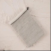 Ecocotton Hasna 4' lü Bebek Panço Seti %100 Organik Pamuk Keten Melanj Gri 2-5 Yaş thumbnail 5