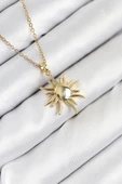 Güneş Model Gold Renk Kadın Kolye - EBJ250902W37702 thumbnail 1