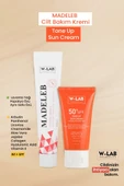 W-Lab Kozmetik Madeleb Krem 40 ml ve W Lab Ton Eşitleyici Güneş Kremi 50+SPF - 1