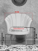 İstiridye Takım Gold Kaplama Sivriltme Ayak Çay Seti Koltuk Takımı Mavi Renk 110 x 48 Boyut/Ebat thumbnail 5