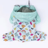 Pawstar Tokyo Polarlı Su Geçirmez Küçük Irk Köpek Yağmurluk Tulum thumbnail 4