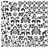 GRUNGE STENCIL MİNİ GCSM-008 25X25 - 1