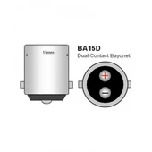 Super Light BA15D 1268 68 T16 5W 12V Halojen Park Ampulü Çift Duy 2 Adet Sarı - 2