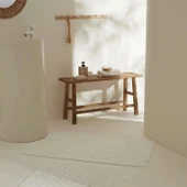 Karaca Home Foley 2'li Banyo Paspası Ekru thumbnail 1