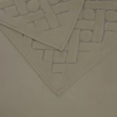 Karaca Home Foley 2'li Banyo Paspası Ekru thumbnail 2