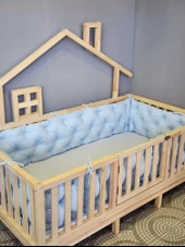 120x200 cm Montessori Yatak İçin 4 Kenar Koruma Seti - 3
