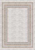 Dijital Baskılı Dekoratif Kaymaz Taban Yıkanabilir Çerceveli Halı Salon Halısı Yolluk Mutfak Halısı 60x300 cm Gri - 3