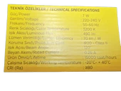 CATA CT 5212 Siyah Kasa Kuğu Ledli Duvar Apliği 6W 6500K Beyaz Işık thumbnail 3