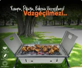 MİRAÇ 55X35CM KATLANIR MANGAL ÇANTALI LAZER KESİM BÜYÜK BOY - 1