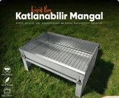 MİRAÇ 40X30CM KATLANIR MANGAL ÇANTALI LAZER KESİM KÜÇÜK BOY - 1