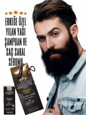 ERKEĞE ÖZE ULTRA BAKIM YILAN YAĞI ŞAMPUAN VE SAÇ SAKAL SERUMU 2 Lİ SET - 1