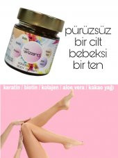 Konsantre Vücut Terepisi Keratin / Biotin / Kolajen / Aloe Vera / Kakao Yağı - 6