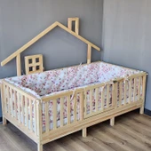 100x200 cm Montessori Yatak İçin 4 Kenar Koruma Seti thumbnail 1