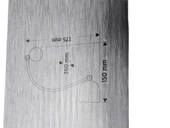 CATA CT 5212 Siyah Kasa Kuğu Ledli Duvar Apliği 6W 6500K Beyaz Işık thumbnail 4