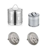 Çaydanlık içi süzgeç - sök tak süzgeç 4 lü çay süzgeci seti thumbnail 2