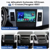 Citroen C-Crosser Multimedya 2007-2013 2 GB RAM 32 GB Hafıza 8 Çekirdek Navigatör thumbnail 9