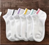 5 Çift Sevimli  Desenli Kadın/kız çorap dikişli ayak bileği düşük kesim genç Çorabı  36-40 thumbnail 1