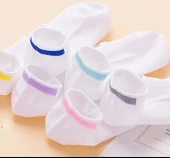 5 Çift Sevimli  Desenli Kadın/kız çorap dikişli ayak bileği düşük kesim genç Çorabı  36-40 thumbnail 2