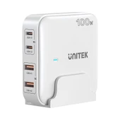 Unitek 100W Masaüstü GAN Şarjİstasyon Beyaz (P1229AWH) - 1