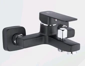 KARE SİYAH BANYO BATARYASI AĞIR PRİNÇ GÖVDE YÜKSEK KALİTE MUSLUK KÖŞELİ ŞIK MODERN TASARIM thumbnail 5